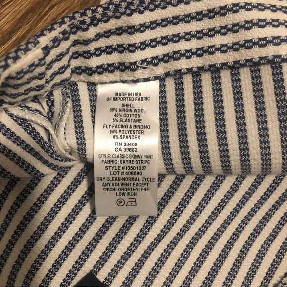 Theory striped ankle pants - Picture 5 of 5